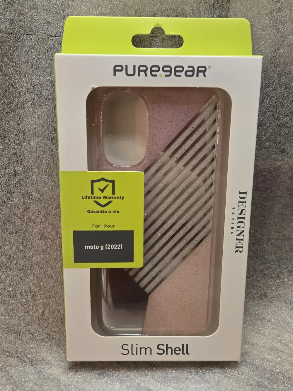 Slim Shell Phone Case for moto g (2022) - Pink